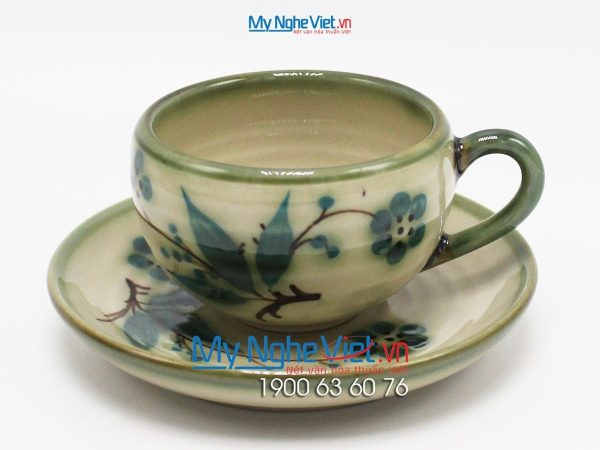 Bộ bình trà gốm sứ Bát Tràng