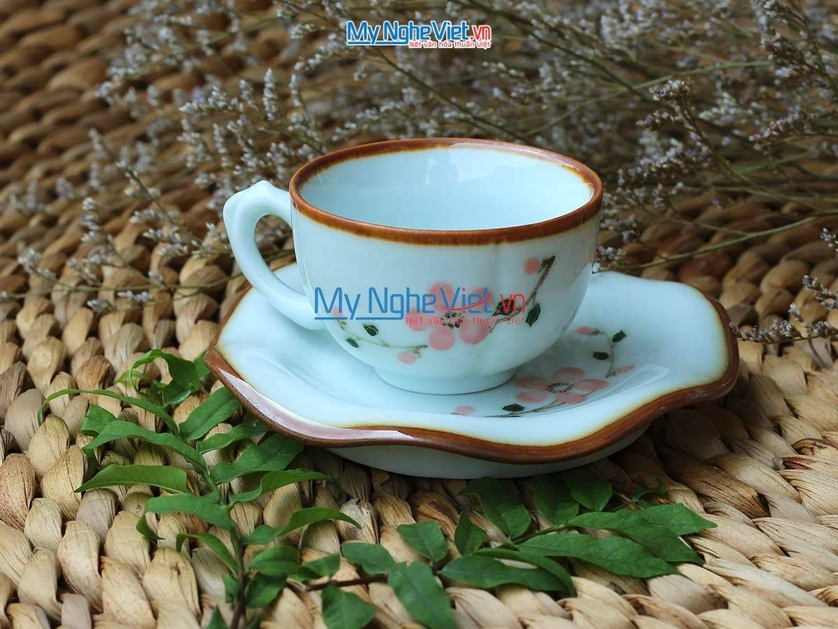 Bộ bình trà gốm sứ Bát Tràng