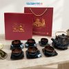 Bộ bình trà men hỏa biến - Quà tặng chuyên gia