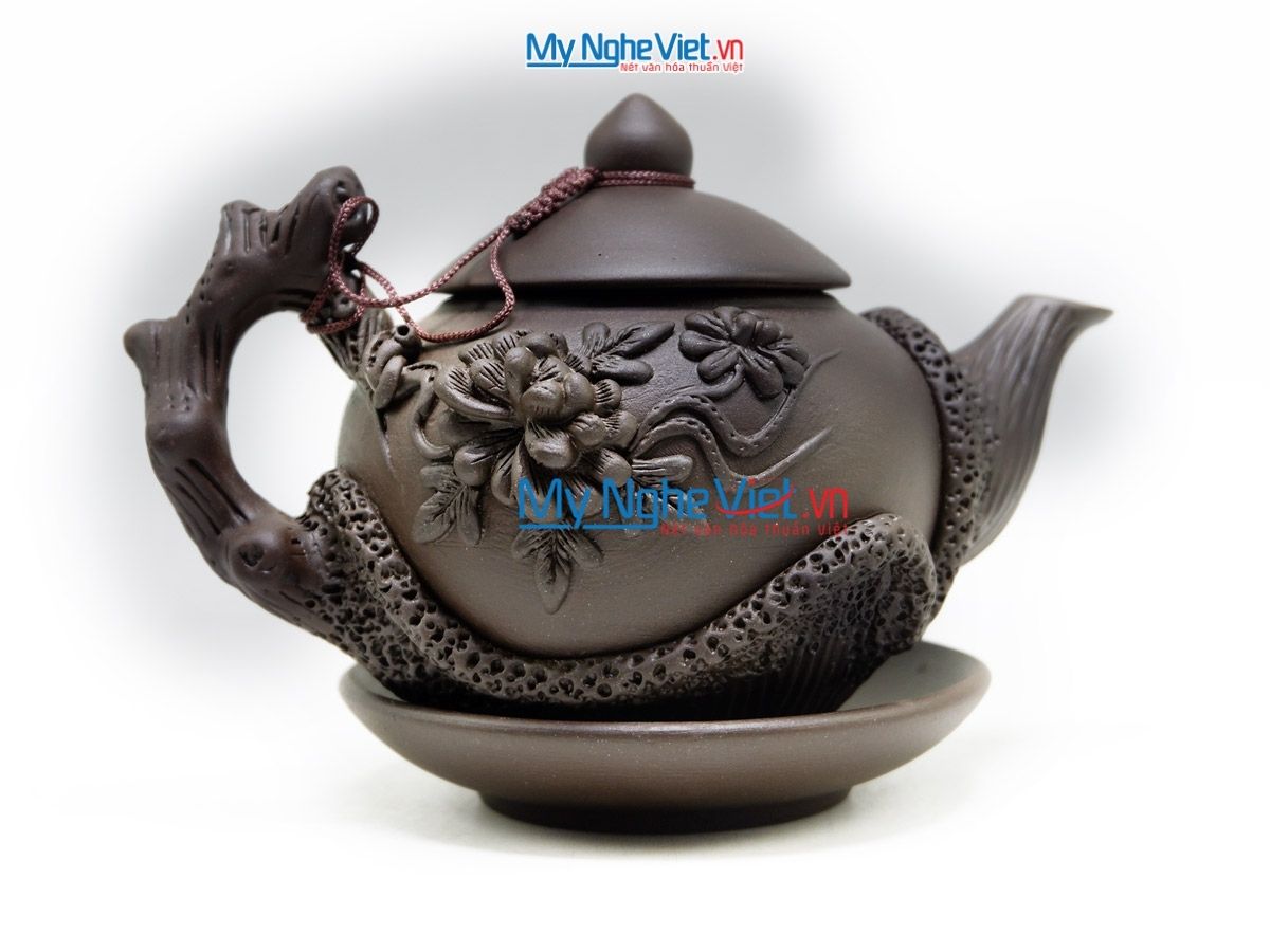 Bộ bình trà tử sa phù dung