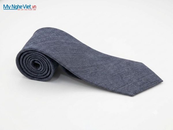 Cà vạt lụa đũi tơ tằm cao cấp