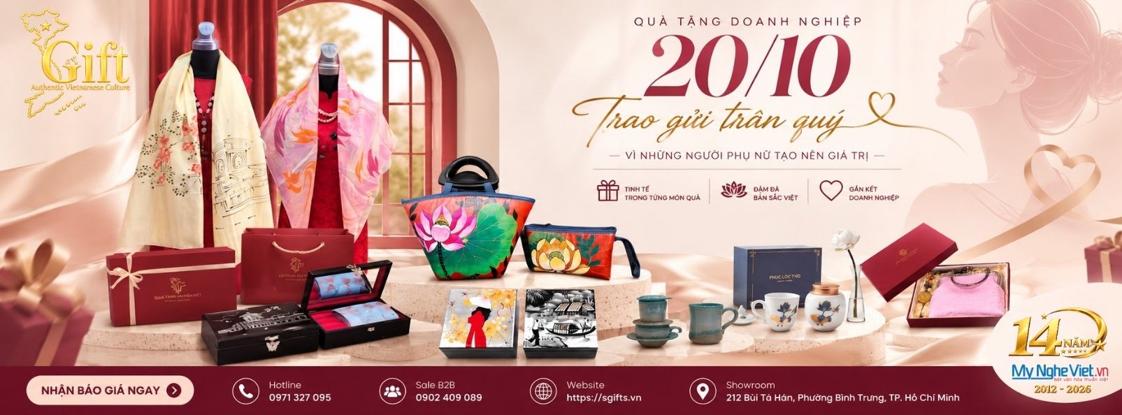 Quà tặng doanh nghiệp 20/10