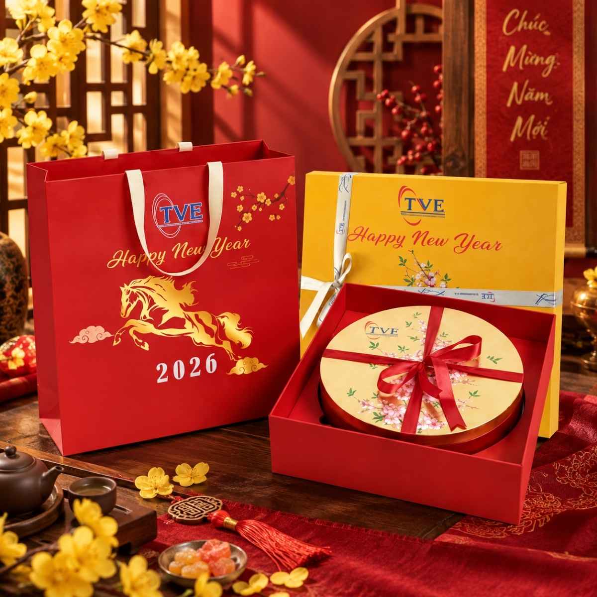 quà tết daonh nghiệp hộp mứt sơn mài