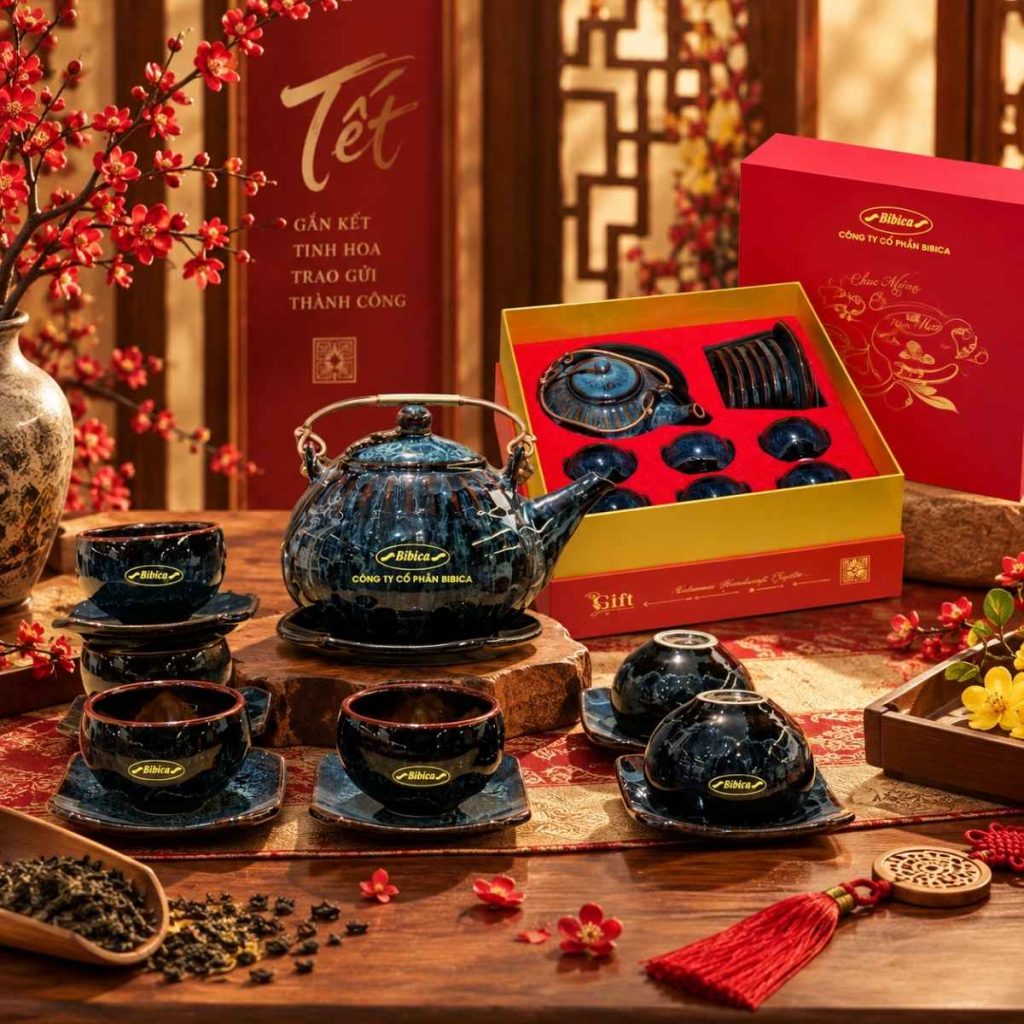 quà tặng doanh nghiệp bộ bình trà