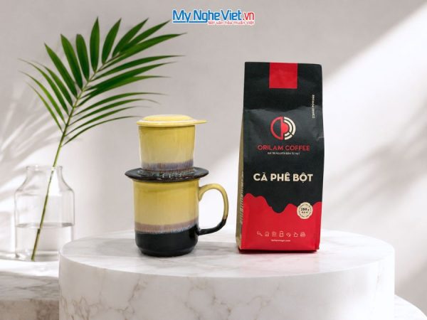 Set Quà Tặng Phin Cà Phê Men Hỏa Biến & Cà Phê Rang Xay