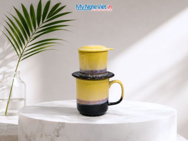 Set Quà Tặng Phin Cà Phê Men Hỏa Biến & Cà Phê Rang Xay