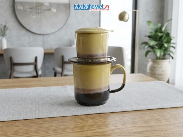 Set Quà Tặng Phin Cà Phê Men Hỏa Biến & Cà Phê Rang Xay