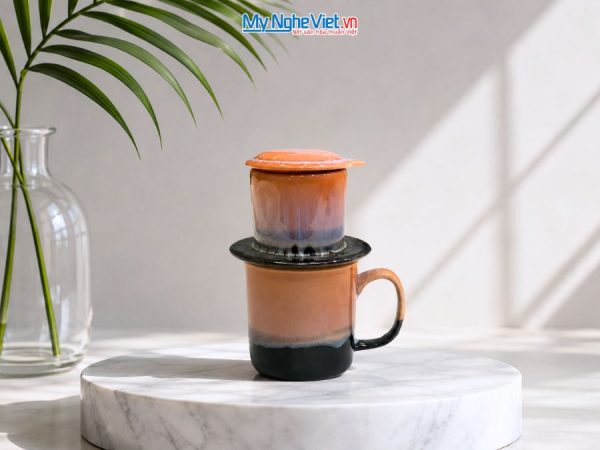 Set Quà Tặng Phin Cà Phê Men Hỏa Biến & Cà Phê Rang Xay
