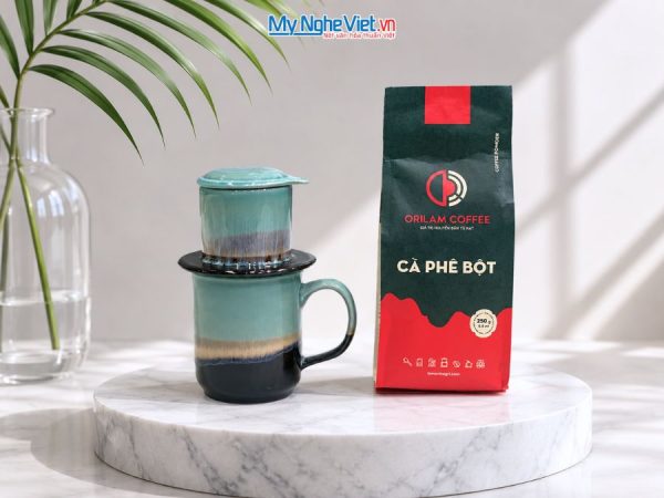 Set Quà Tặng Phin Cà Phê Men Hỏa Biến & Cà Phê Rang Xay