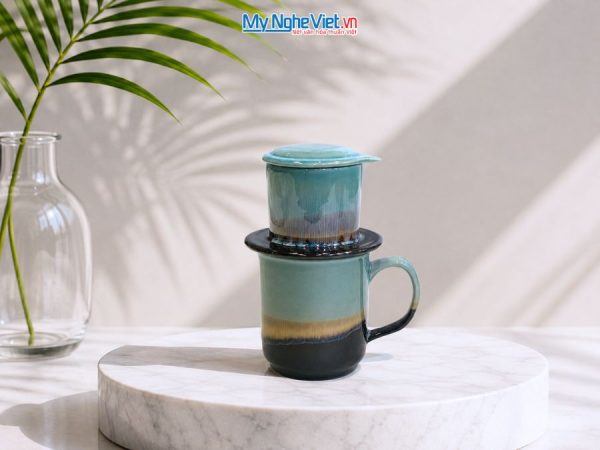 Set Quà Tặng Phin Cà Phê Men Hỏa Biến & Cà Phê Rang Xay