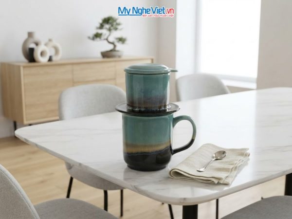 Set Quà Tặng Phin Cà Phê Men Hỏa Biến & Cà Phê Rang Xay