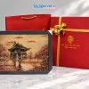 Tranh Sơn Mài Chùa Một Cột