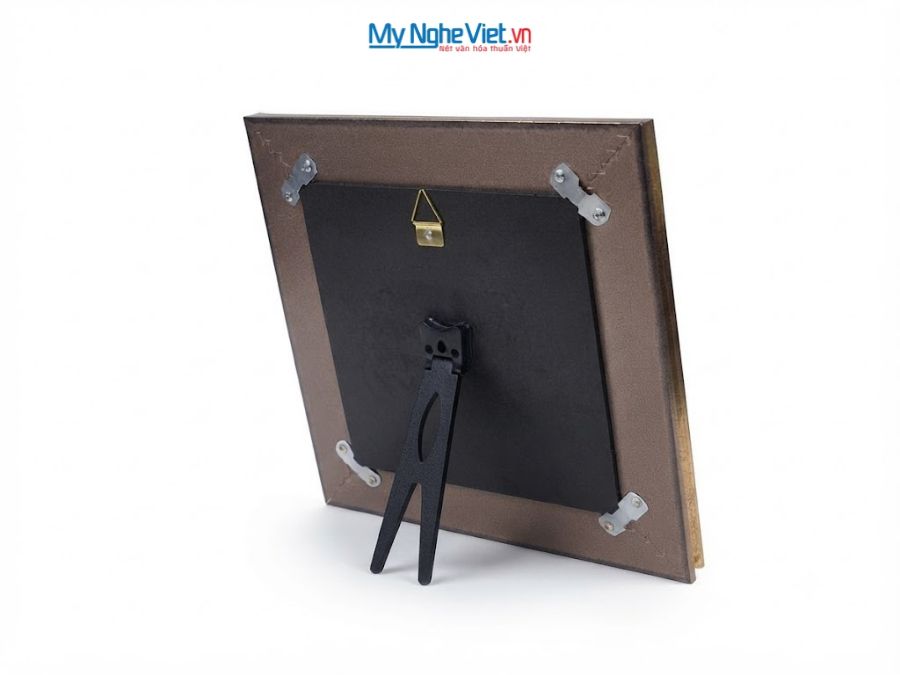 Tranh Sơn Mài Hoa Sen Cẩn Trứng Cao Cấp