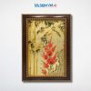 Tranh Sơn Mài Trúc Đào Dát Vàng