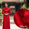 Vải lụa tơ tằm Hà Đông may áo dài cưới