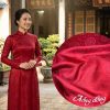 Vải lụa tơ tằm Hà Đông may áo dài cưới