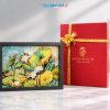 Tranh Sơn Mài Hoa Sen Dát Bạc