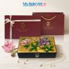Hộp đựng trang sức sơn mài vẽ tay