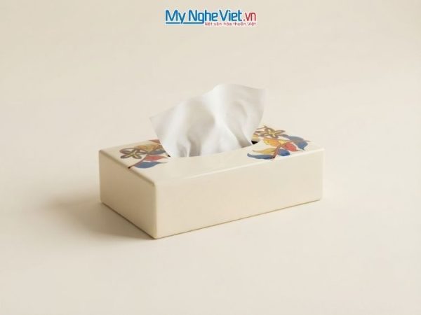 Hộp khăn giấy sơn mài