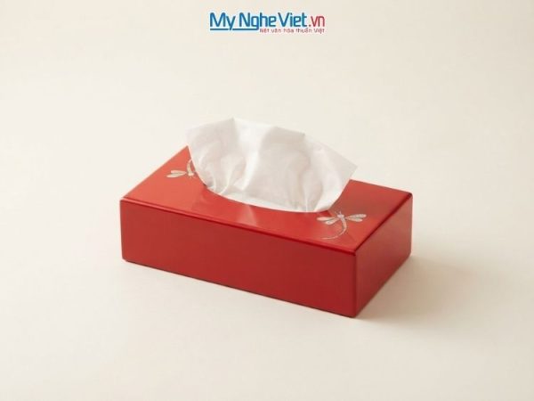 Hộp khăn giấy sơn mài