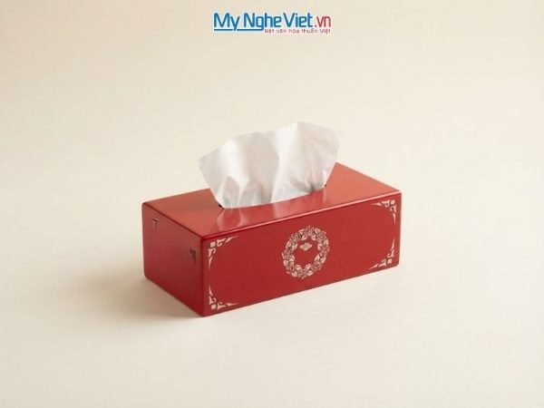 Hộp khăn giấy sơn mài