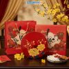 Hộp mứt tết sơn mài