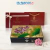 Hộp đựng trang sức sơn mài vẽ tay