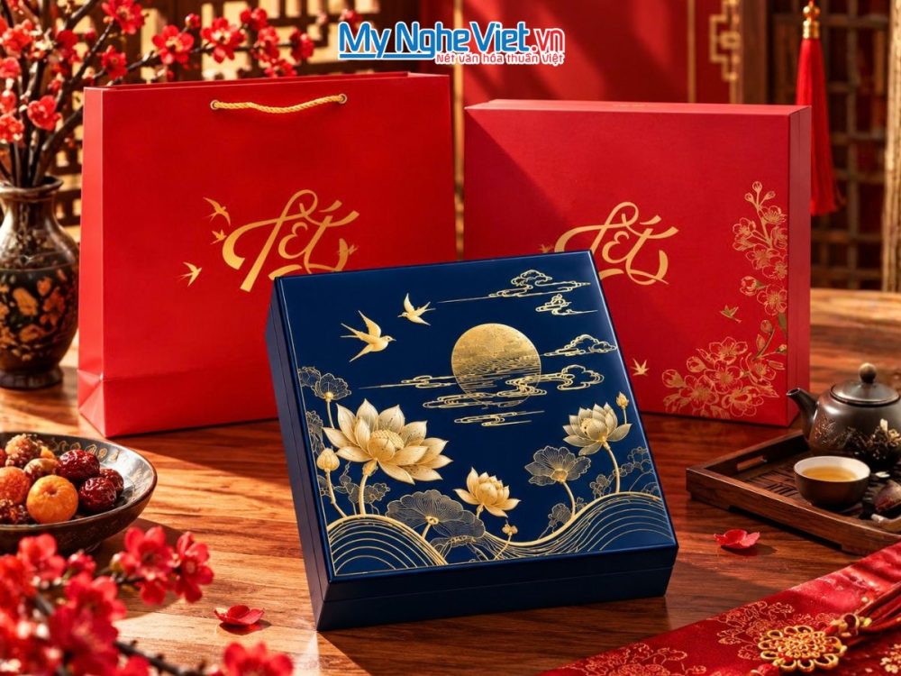 Hộp sơn mài tết doanh nghiệp 2027