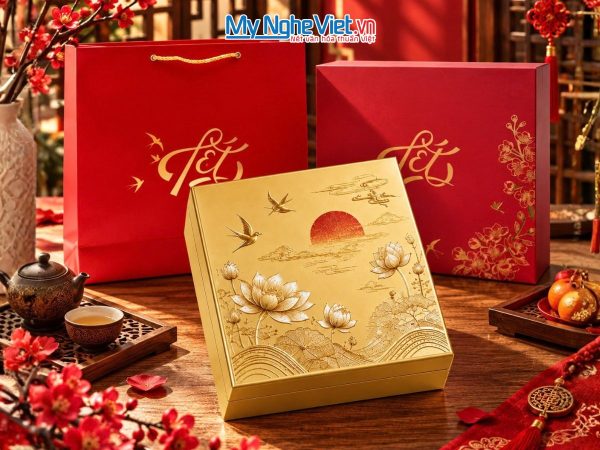 Hộp sơn mài tết doanh nghiệp 2027