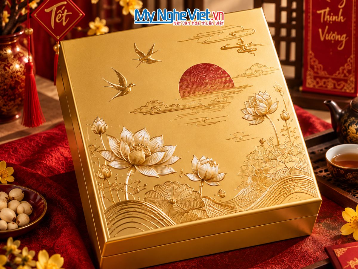 Hộp sơn mài tết doanh nghiệp 2027