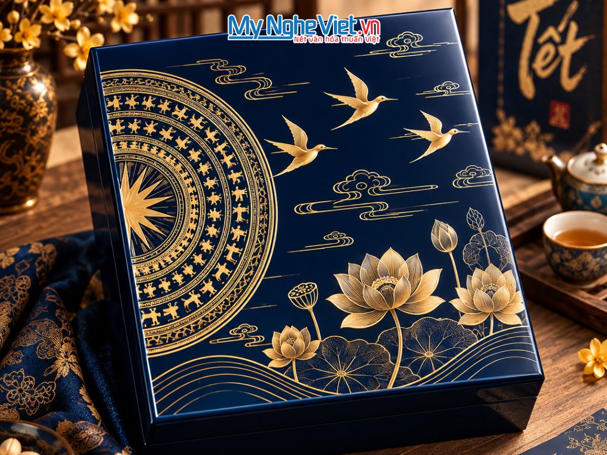 Hộp sơn mài tết doanh nghiệp 2027