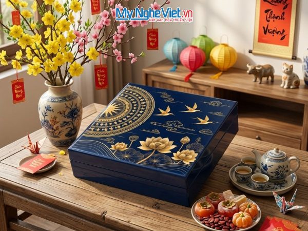Hộp sơn mài tết doanh nghiệp 2027