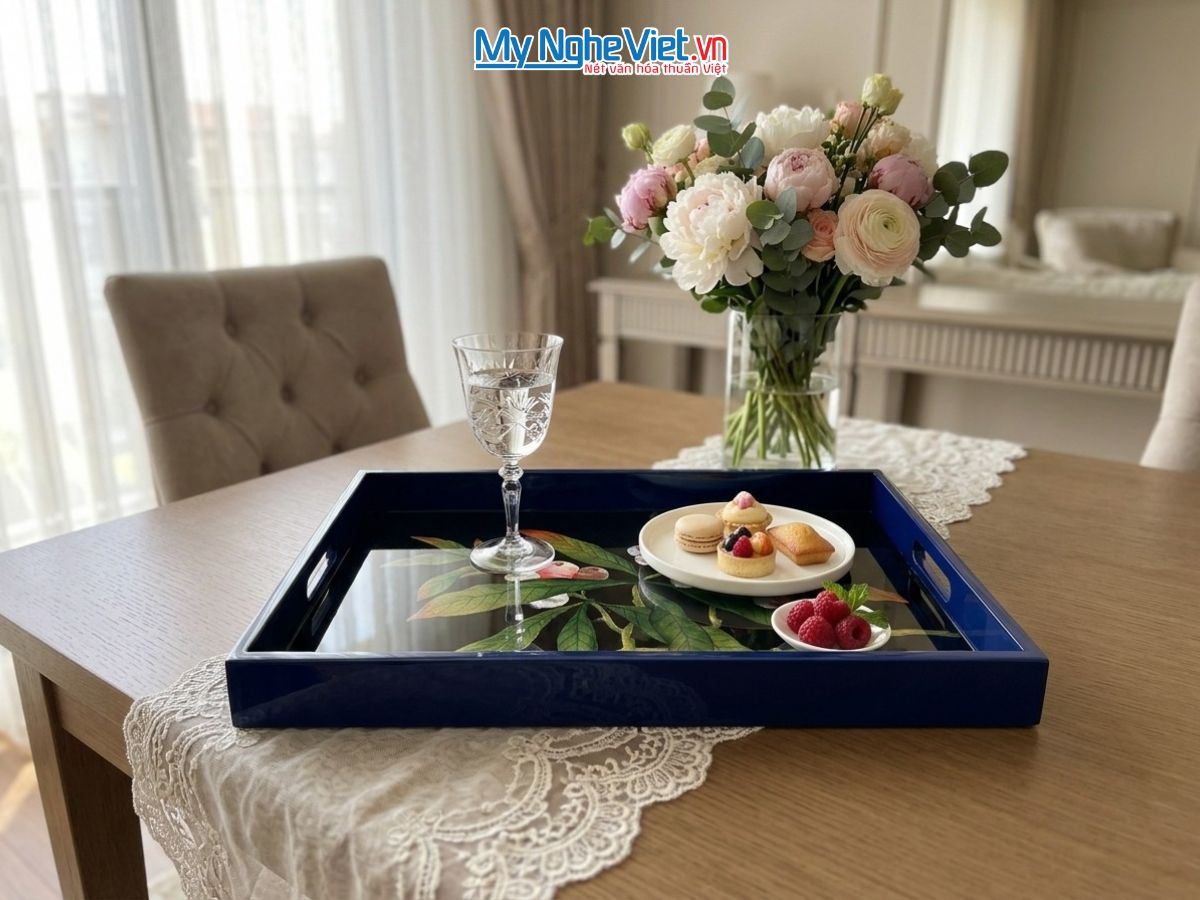 Khay sơn mài cao cấp
