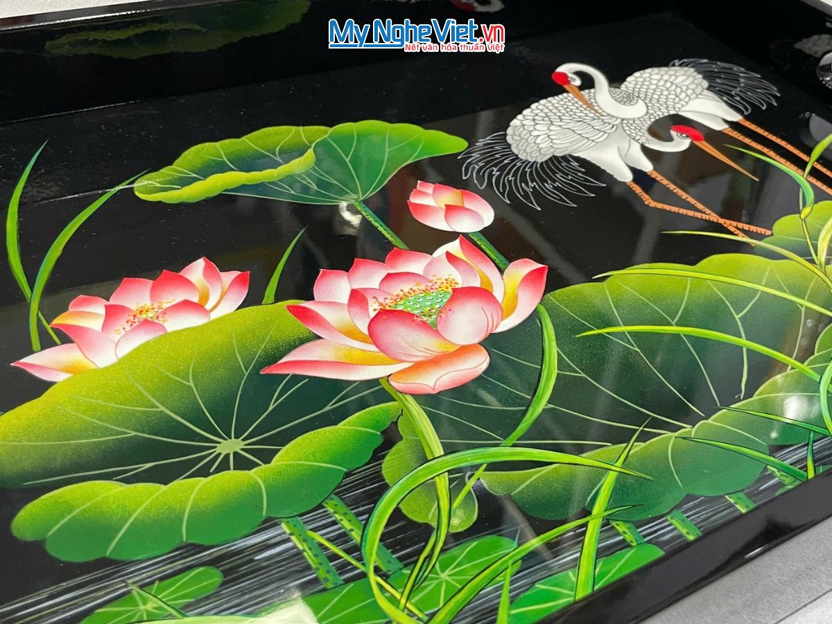Khay sơn mài cao cấp