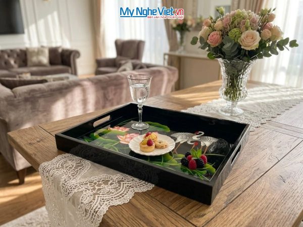 Khay sơn mài cao cấp