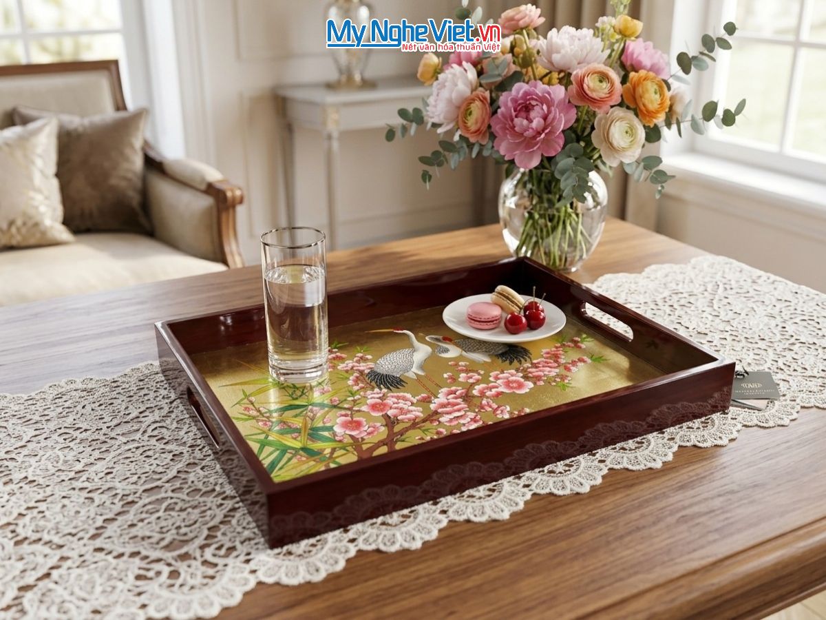Khay sơn mài cao cấp