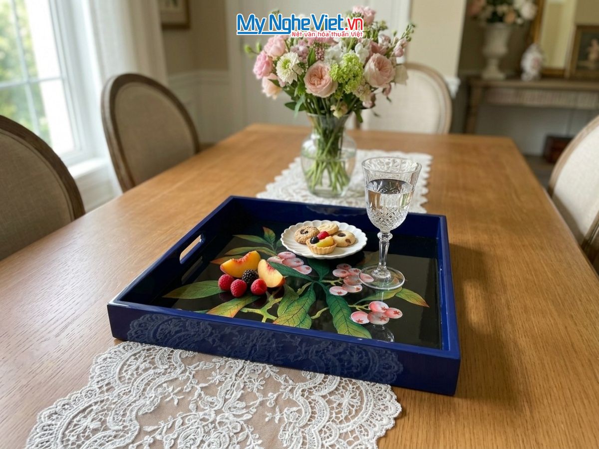 Khay sơn mài cao cấp