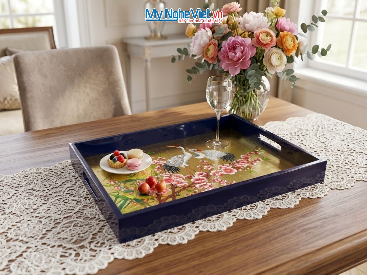 Khay sơn mài cao cấp