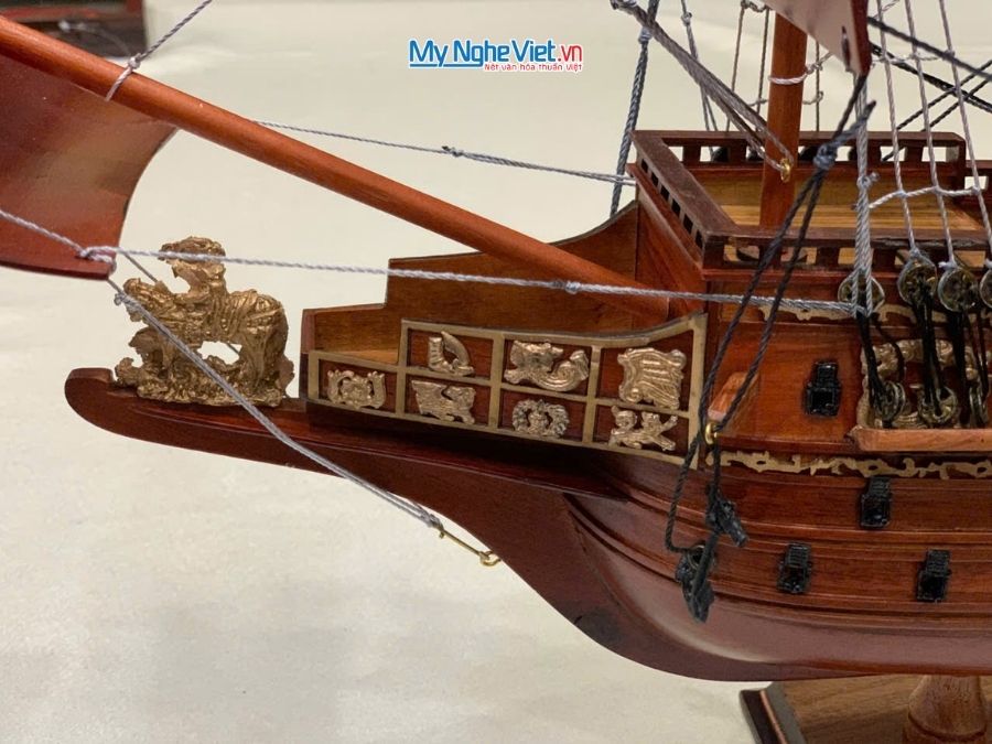 Mô Hình Tàu Chiến Cổ Sovereign Of The Seas Gỗ Tràm