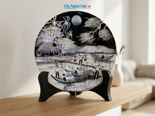 Tranh Đĩa Đồng Quê