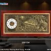 Tranh đồng hồ giả cổ Thuận Buồm Xuôi Gió 50x100 cm MNV-DD510 đúc đồng Đại Bái Mỹ Nghệ Việt