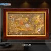 Tranh đồng giả cổ hoa sen 75x120cm TD75120 đúc đồng Đại Bái Mỹ Nghệ Việt